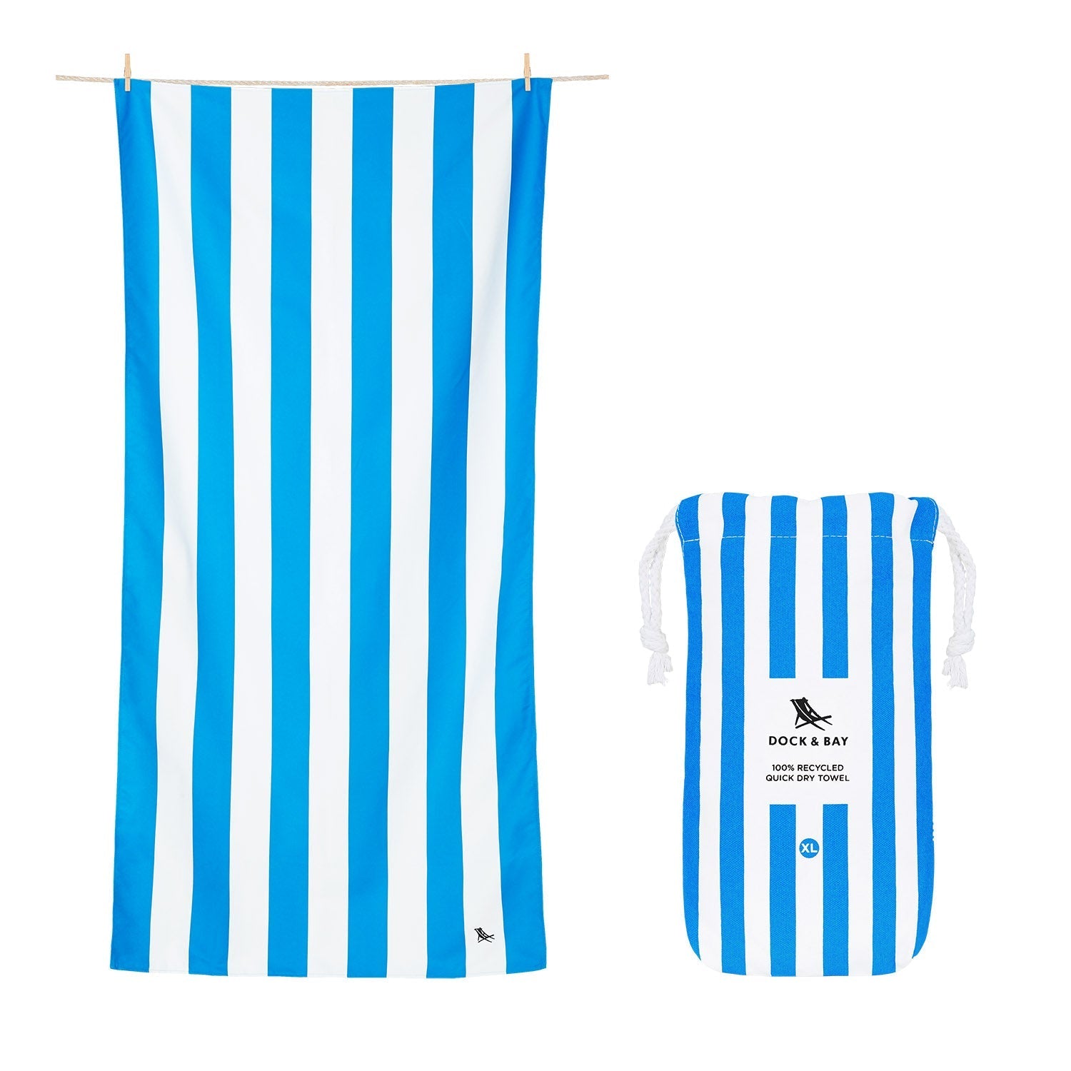 Dock & Bay | XL Quick Dry Beach Towel, Cabana Collection