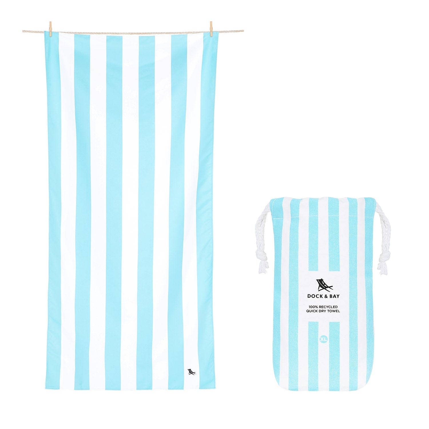 Dock & Bay | XL Quick Dry Beach Towel, Cabana Collection