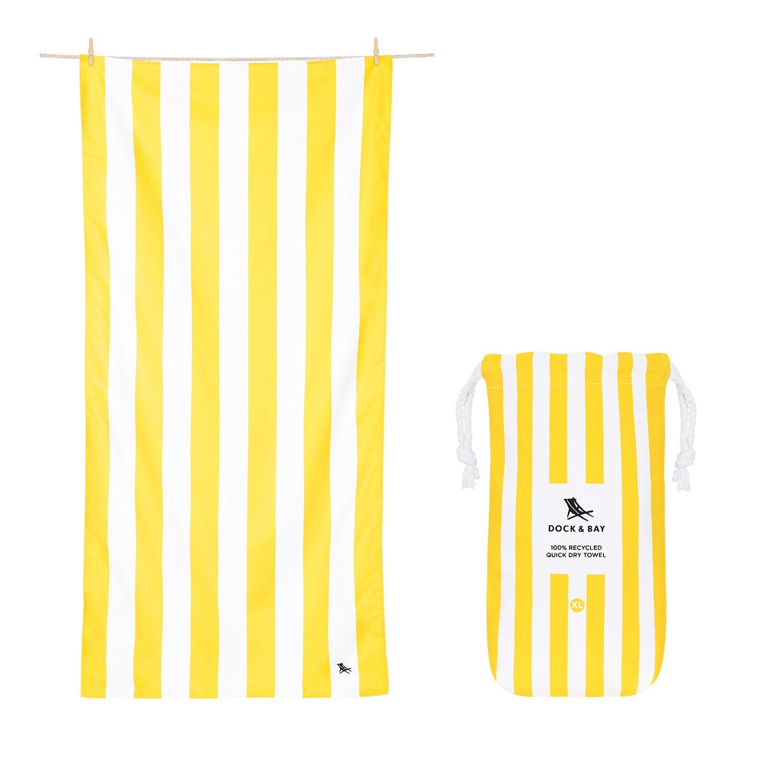 Dock & Bay | XL Quick Dry Beach Towel, Cabana Collection