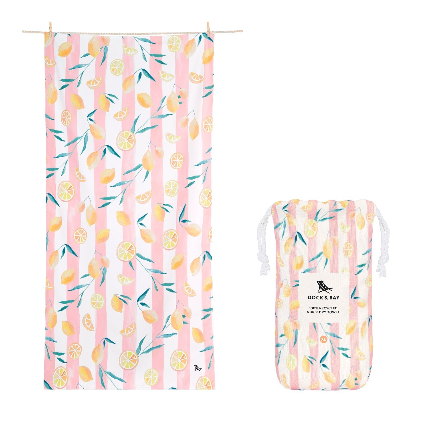 Dock & Bay | L Quick Dry Beach Towel, Cabana Collection