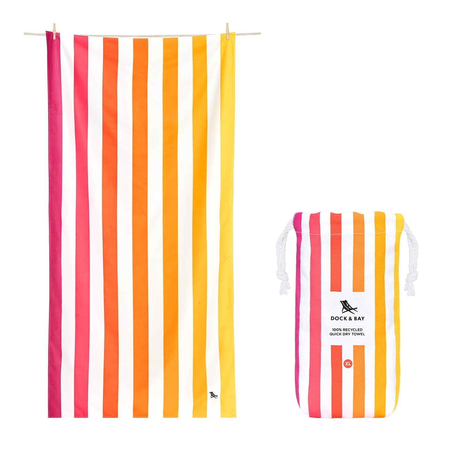 Dock & Bay | XL Quick Dry Beach Towel, Cabana Collection