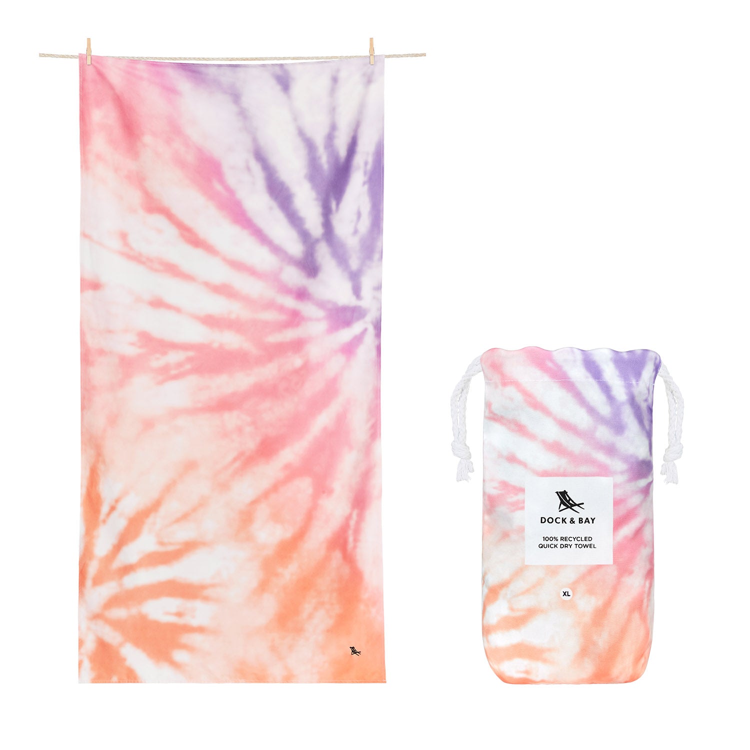 Dock & Bay | XL Quick Dry Beach Towel, Cabana Collection
