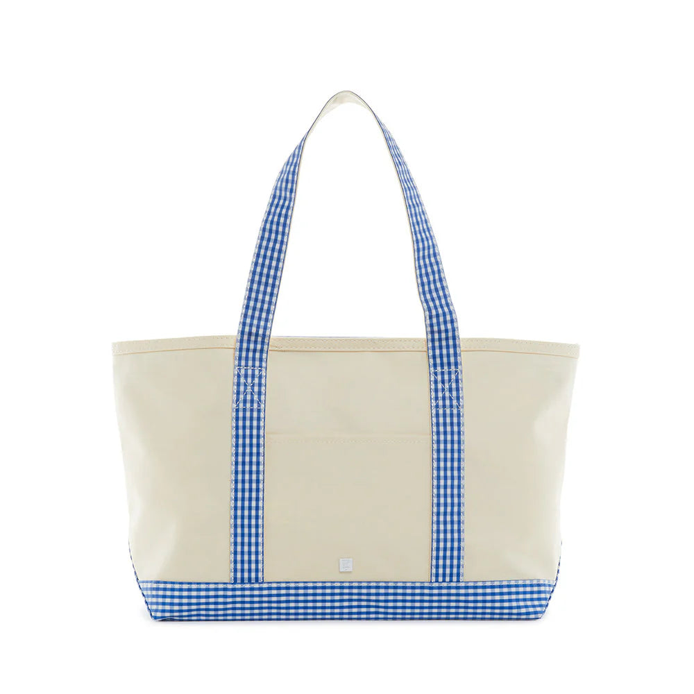 Natural Coated Canvas Medium Tote