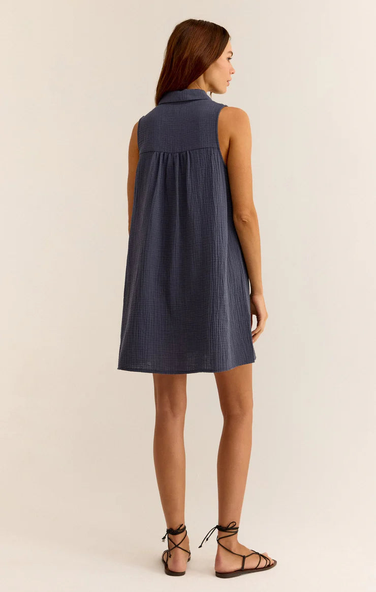 New Light Gauze Mini Dress, Supernova