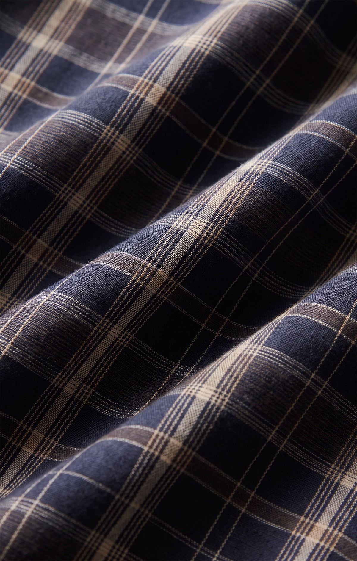 Evermore Plaid Flannel Midi Dress, Eclipse