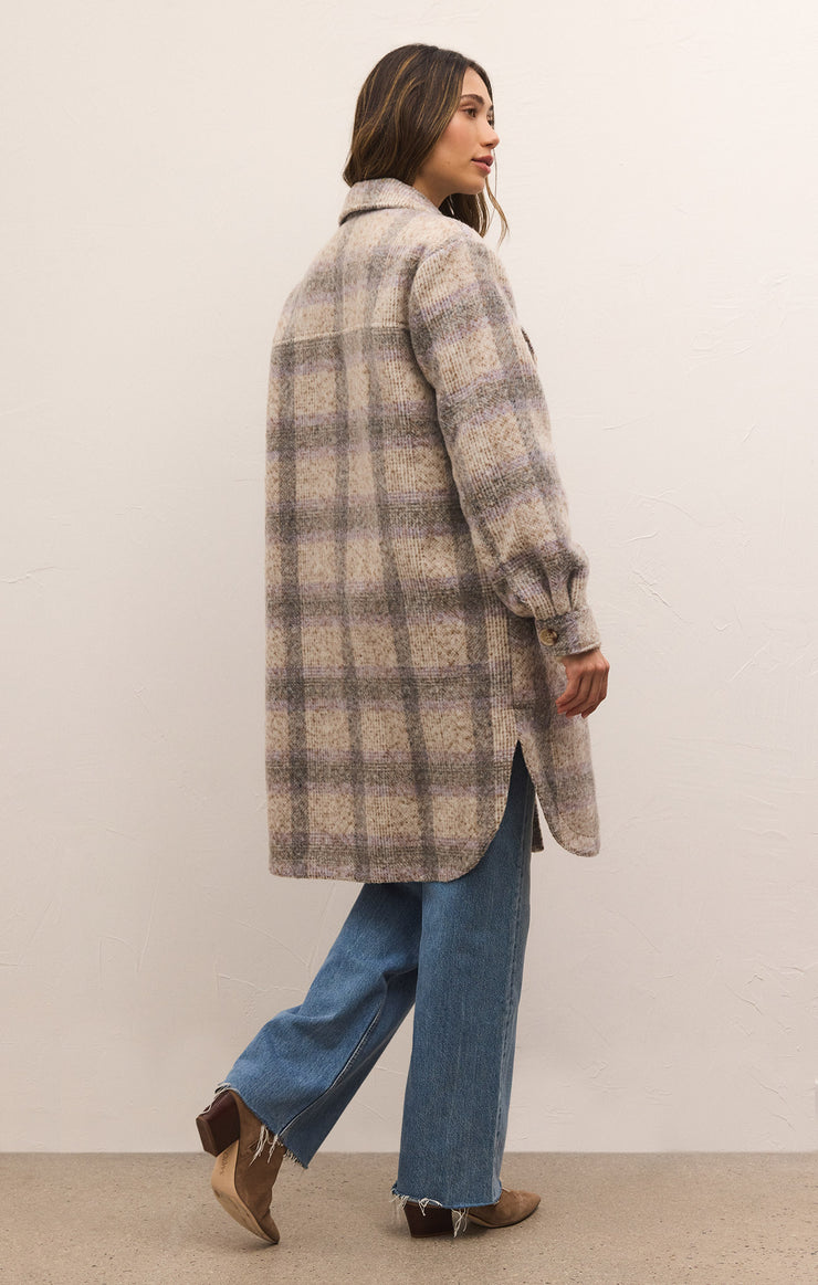 Z Supply | Sonoma Plaid Jacket, Orchid Rain
