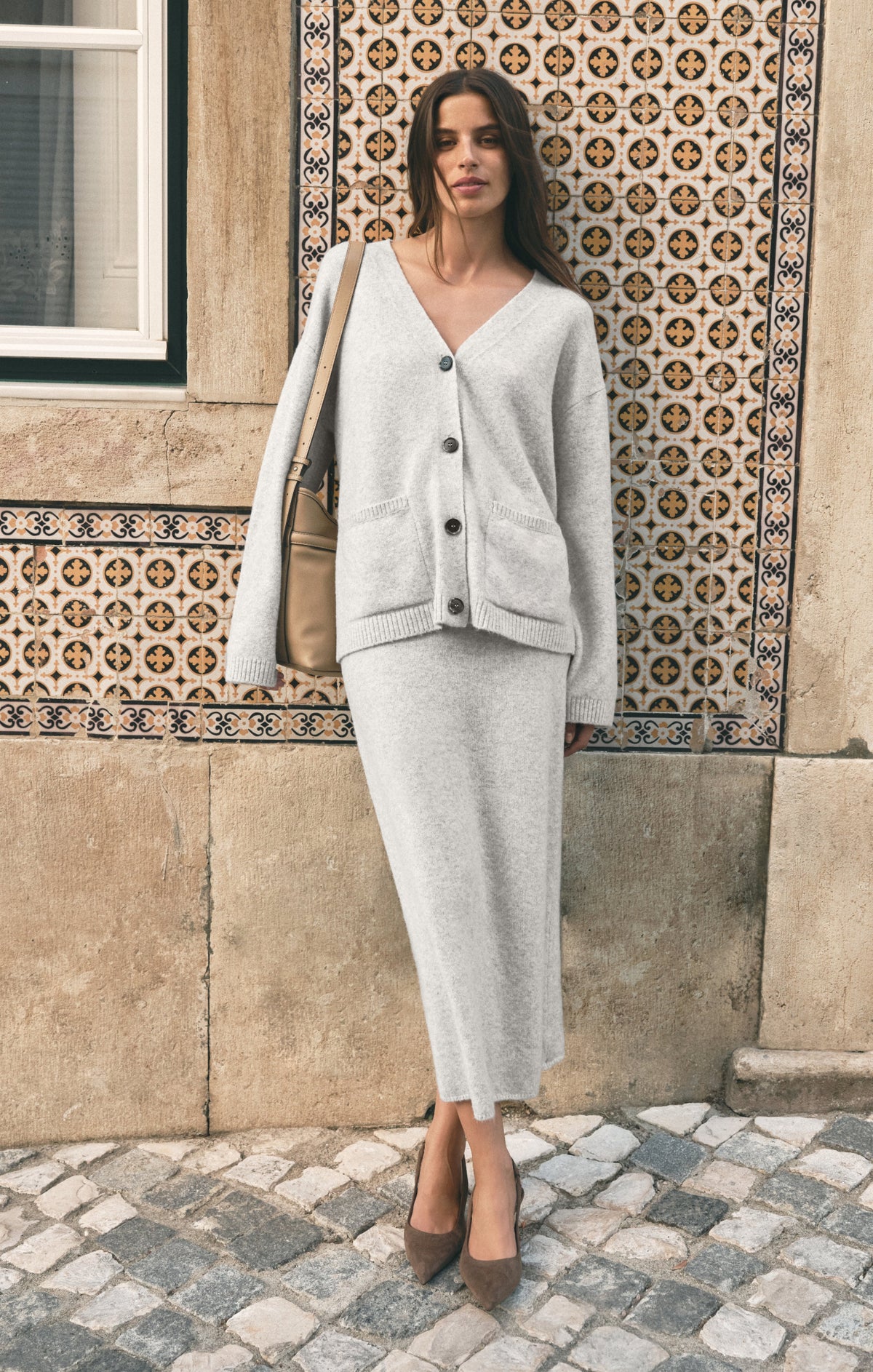 Cozy Moment Skirt, Feather Grey