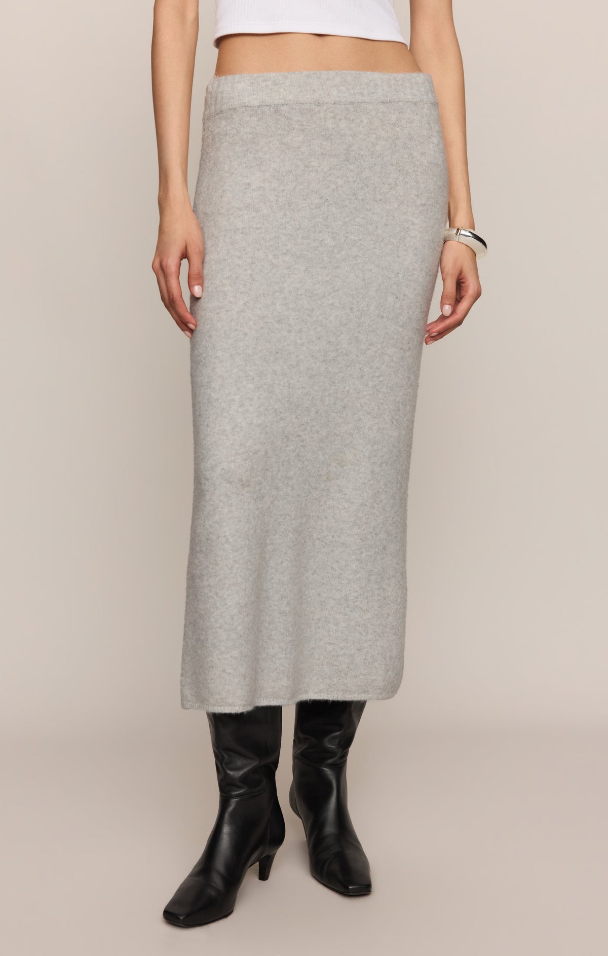 Cozy Moment Skirt, Feather Grey
