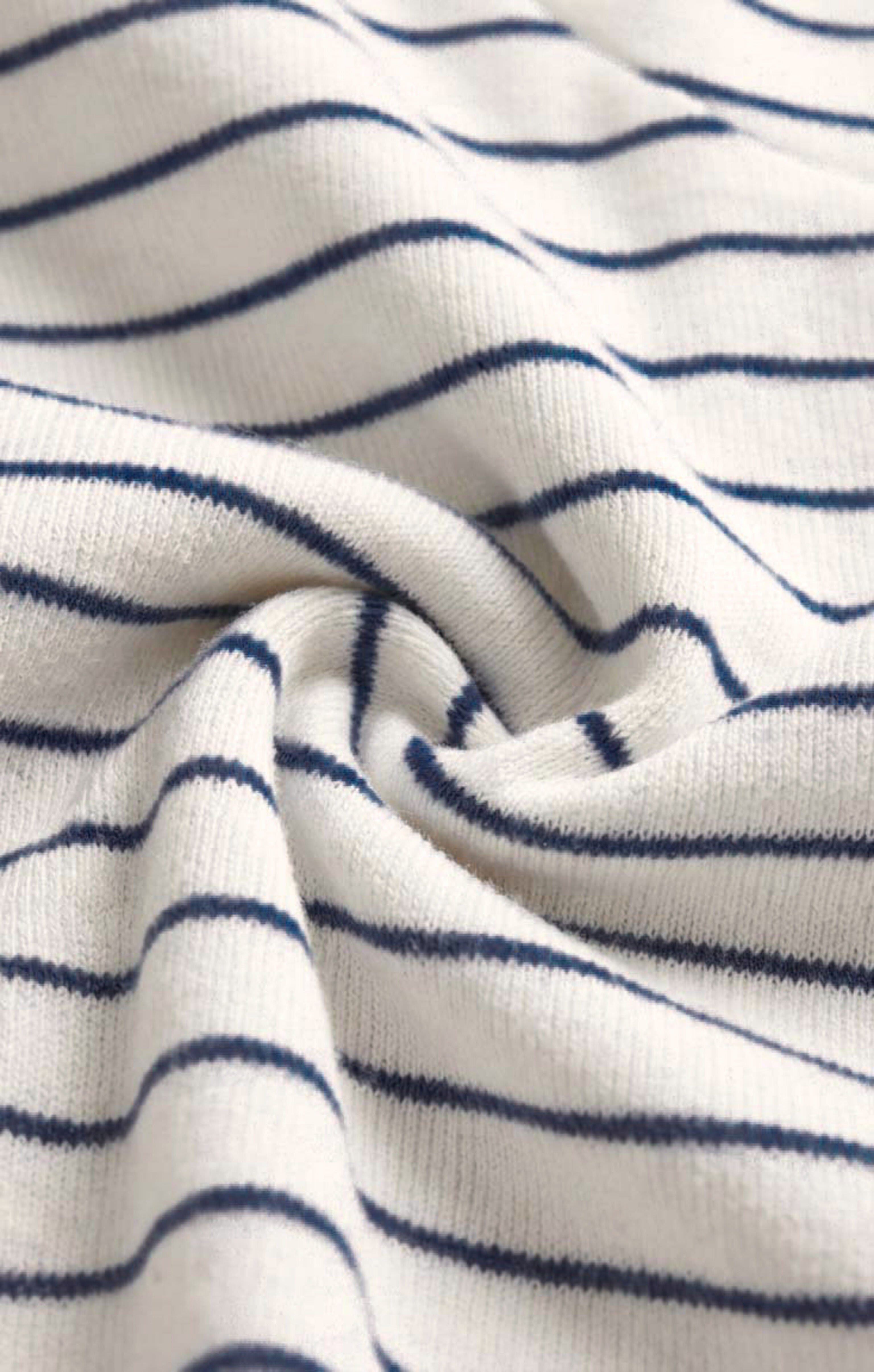 Classic Stripe Long Sleeve Top, Eclipse