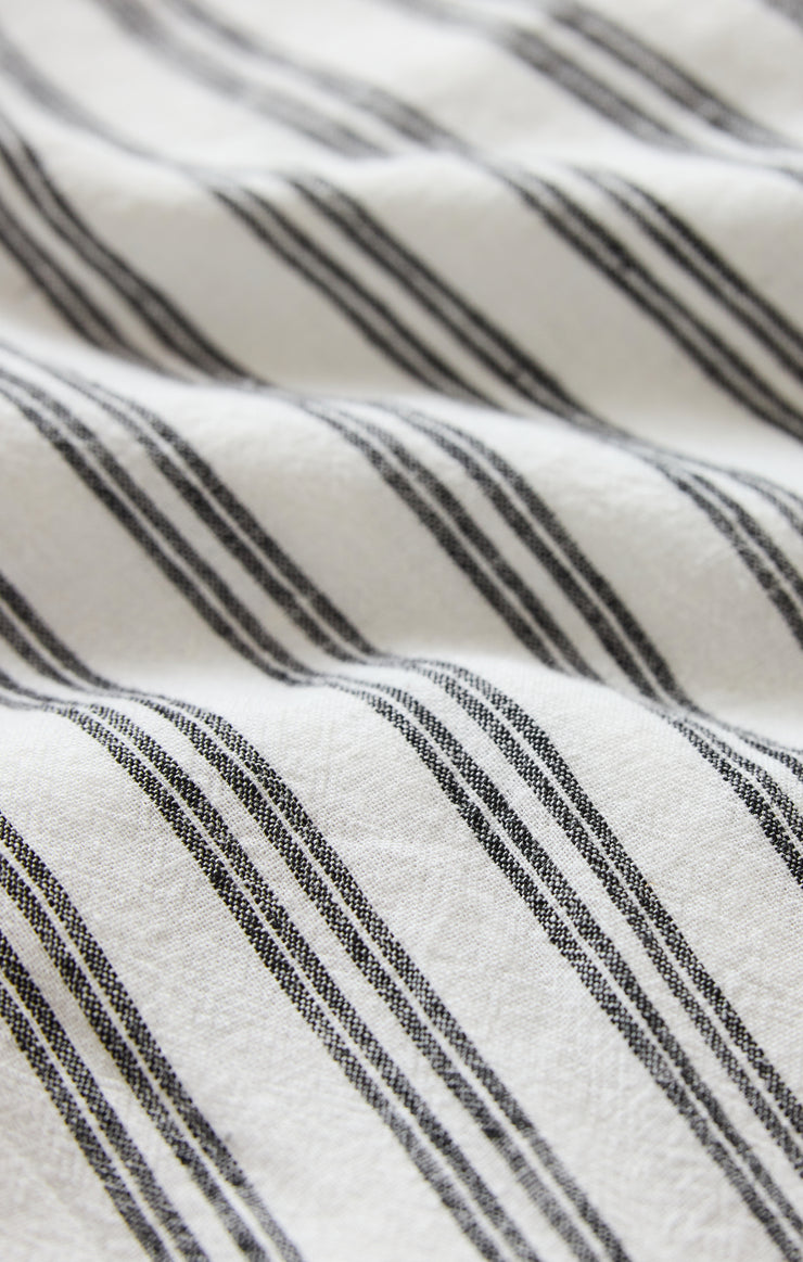 The Perfect Striped Linen Pant, White