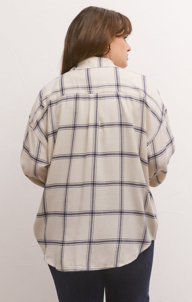 Z Supply | River Plaid Button Up, Inca