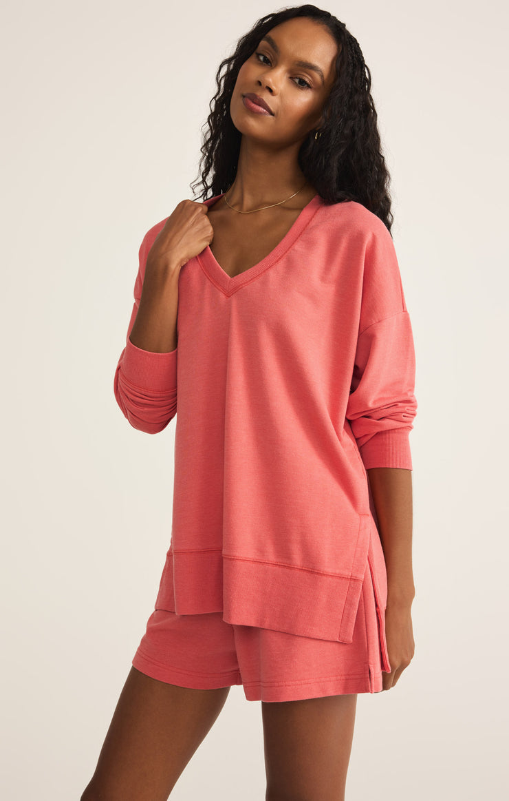 Z Supply | Modern V-Neck Weekender, Persimmon