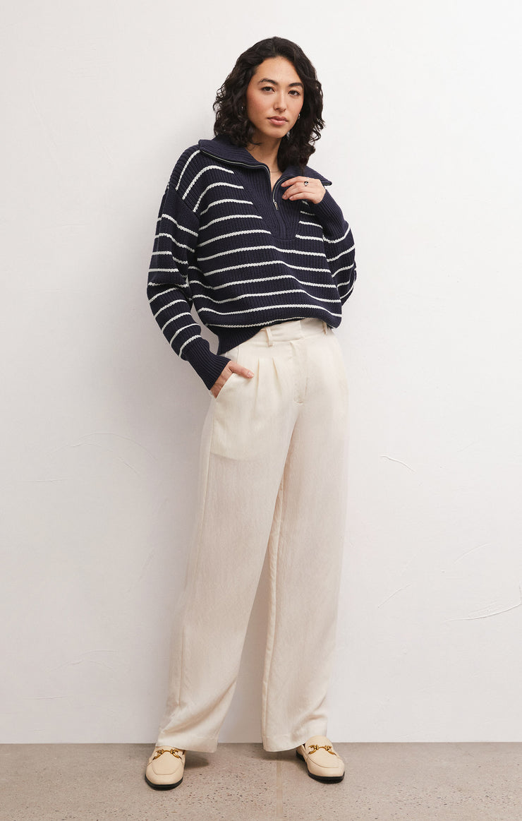 Z Supply | Villa Half Zip Sweater, Captain Navy