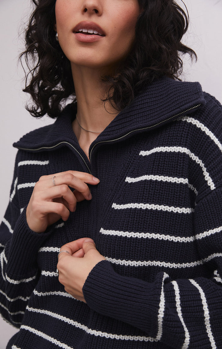 Z Supply | Villa Half Zip Sweater, Captain Navy