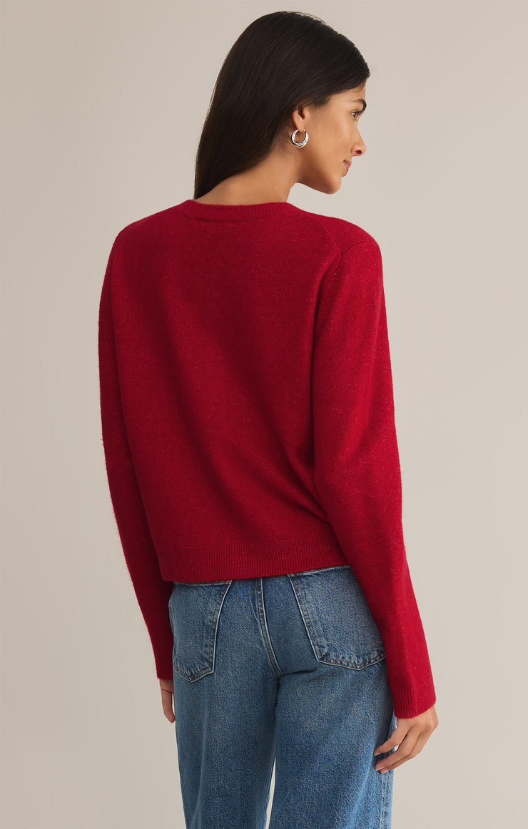 Z Supply | Outlook Cardigan, Haute Red