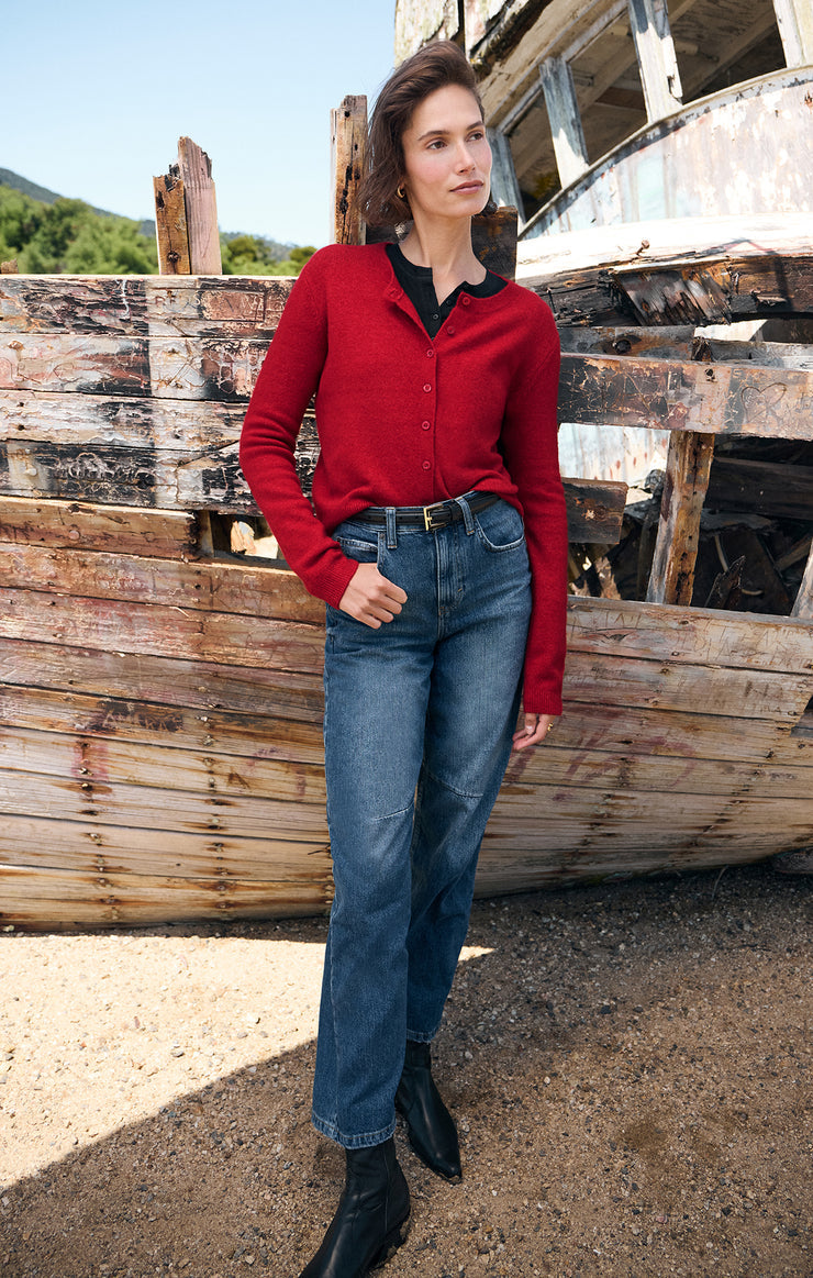 Z Supply | Outlook Cardigan, Haute Red