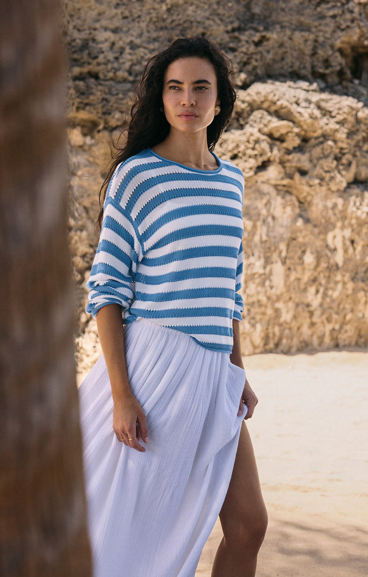 Z Supply | Prado Stripe Pointelle Sweater