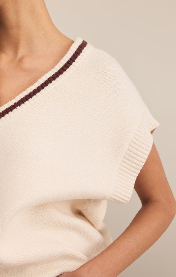 Fletcher Sweater Vest, Crystal