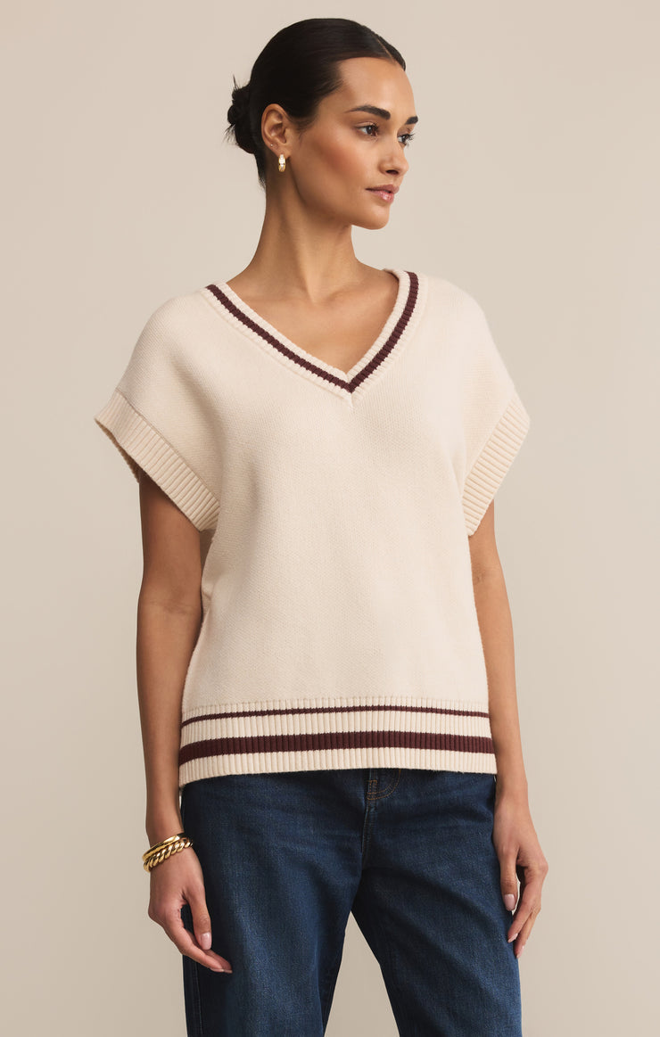 Fletcher Sweater Vest, Crystal
