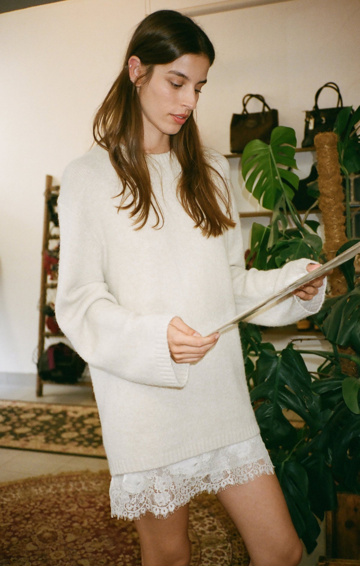 Chill Mode Sweater, Frosted Pearl