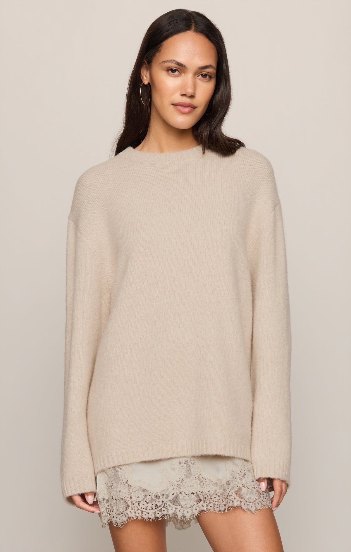 Chill Mode Sweater, Frosted Pearl