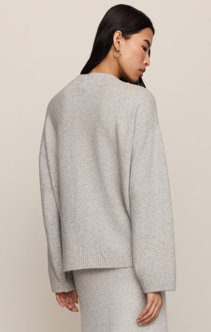 Cozy Moment Cardigan, Feather Grey