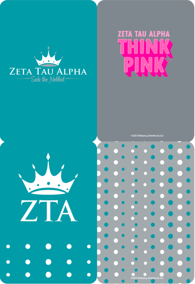 Sorority Mahjong Shufflers, Assorted Sororities