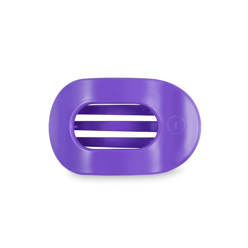 TELETIES | Large Flat Round Clip, Assorted Colors