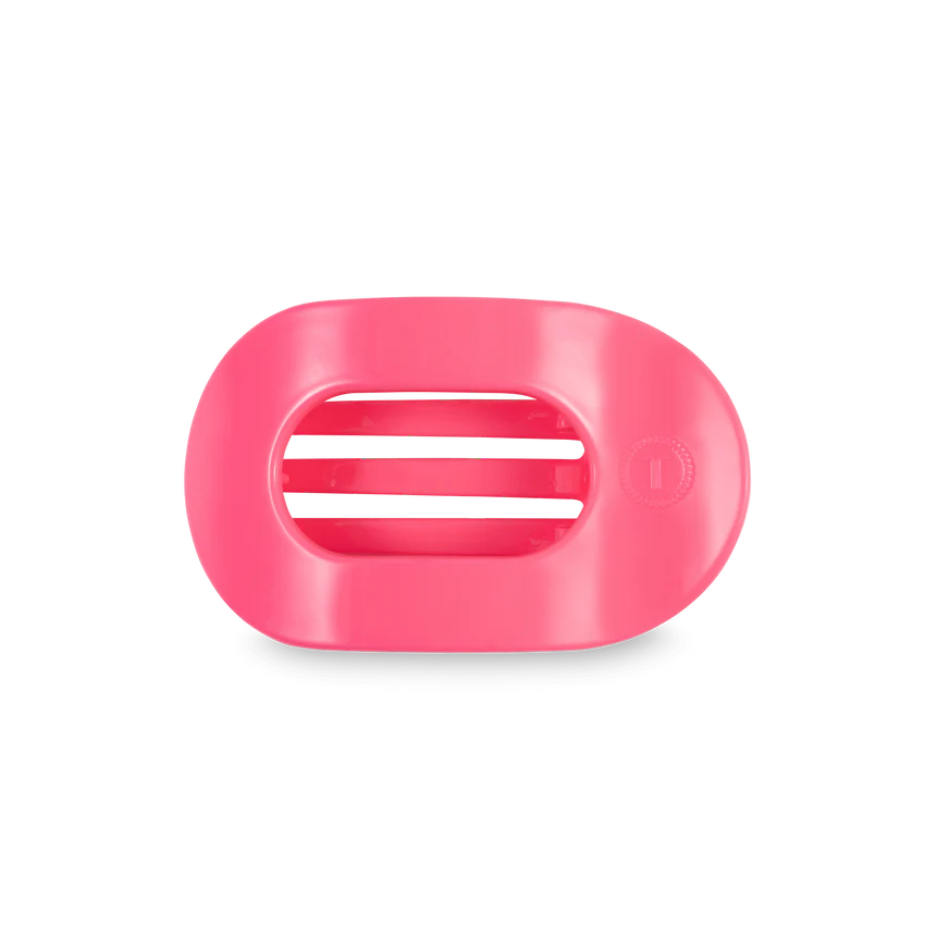 TELETIES | Large Flat Round Clip, Assorted Colors