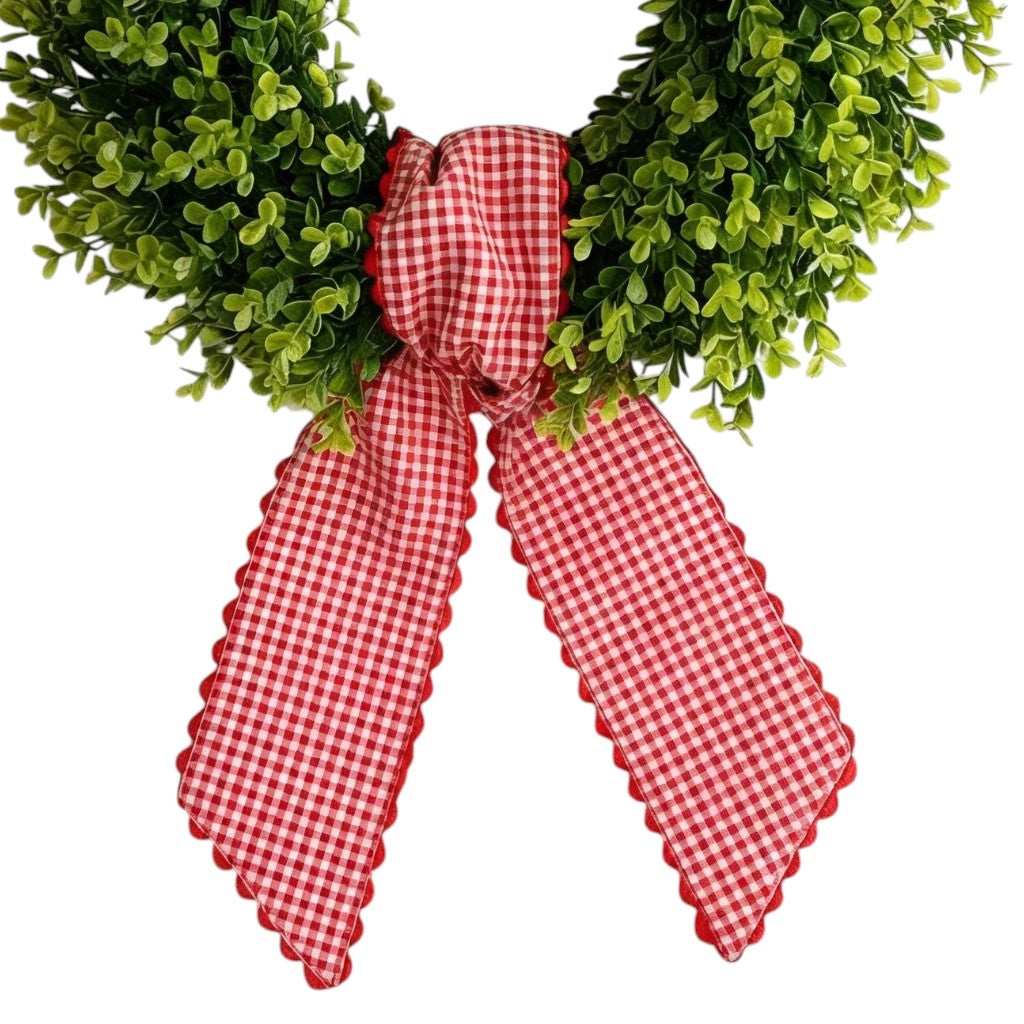 Scalloped Wreath Sash