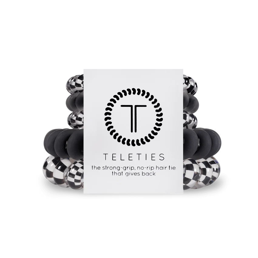 TELETIES | Black and White, Mixed Pack