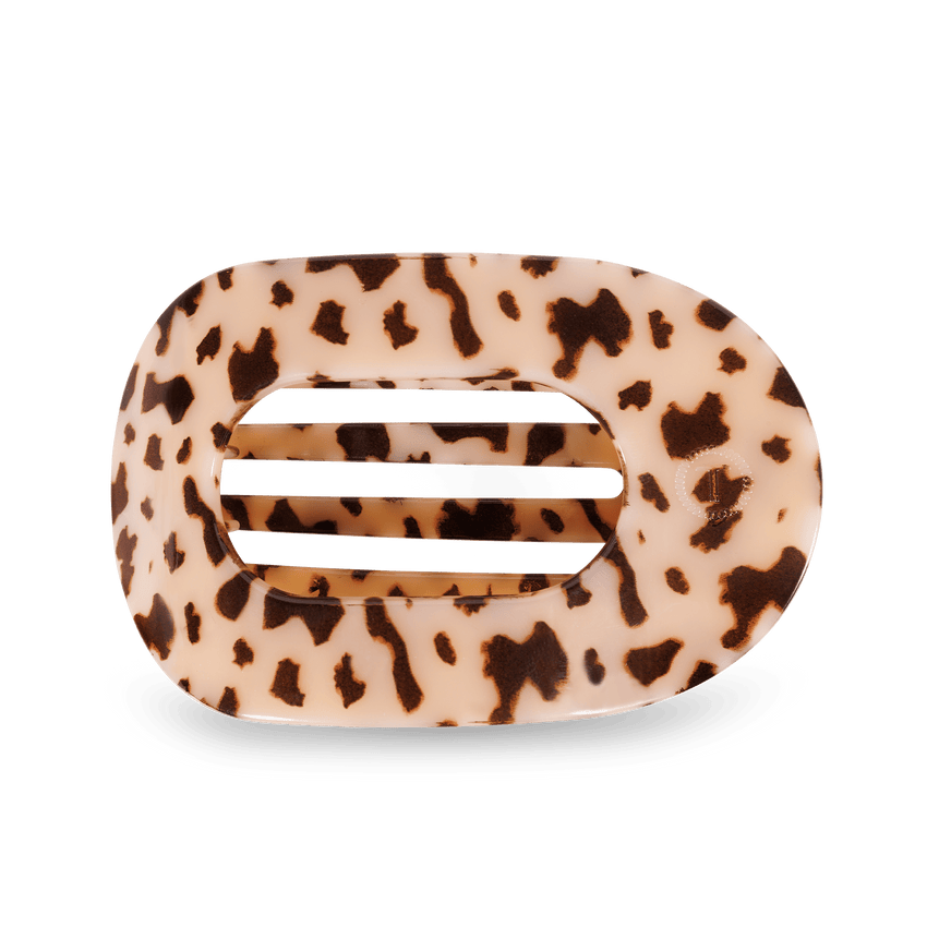 TELETIES | Large Flat Round Clip, Assorted Colors