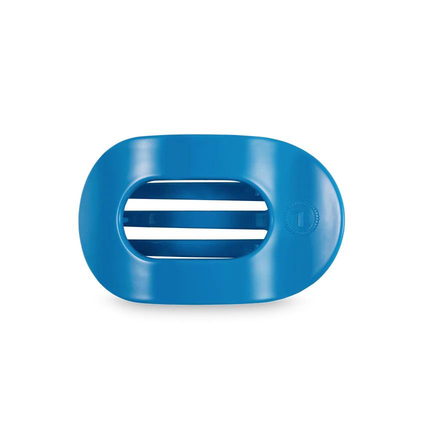 TELETIES | Large Flat Round Clip, Assorted Colors