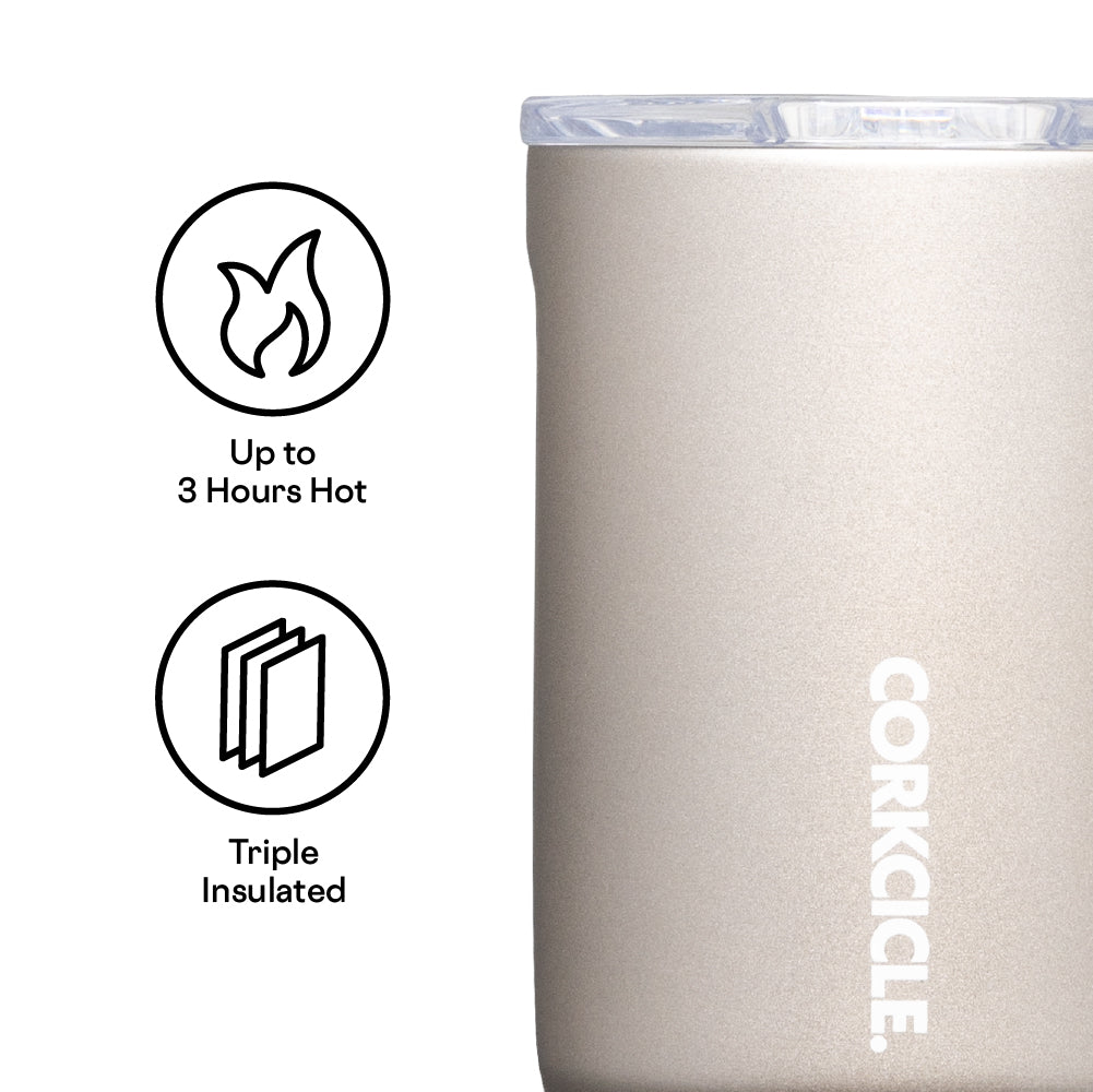 Corkcicle | Classic 16 oz Coffee Mug, Latte with Oat Milk