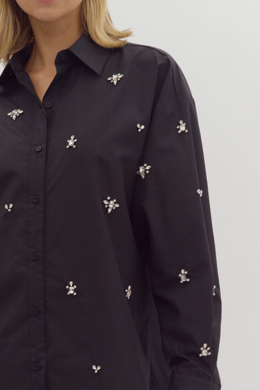 Shine Bright Button Up Top