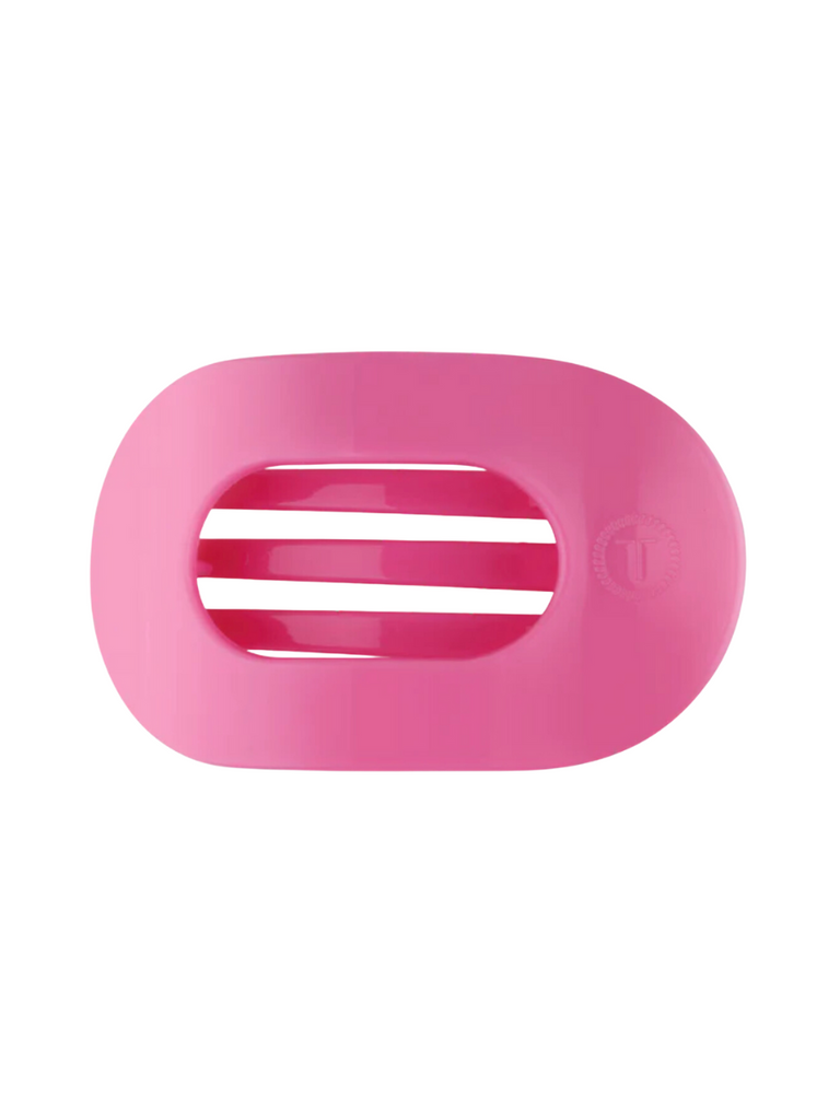 TELETIES | Medium Flat Round Clip, Assorted Colors