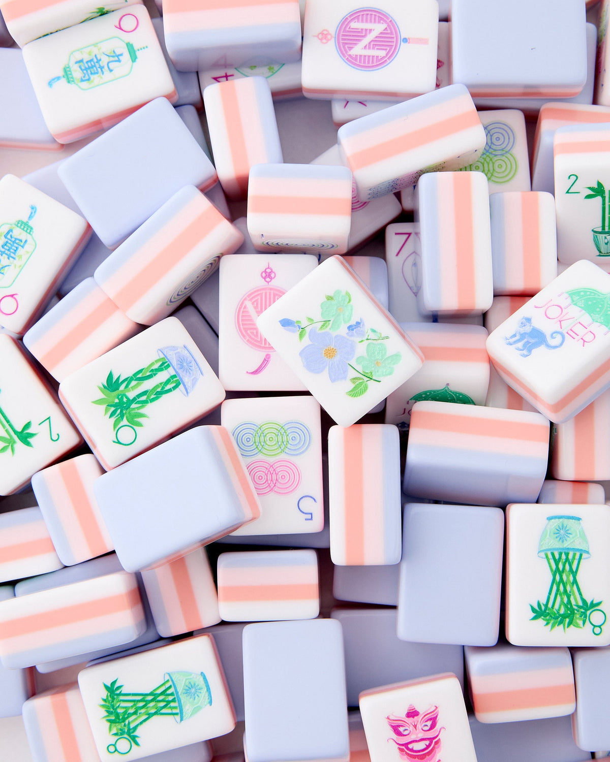 Mahjong Tiles, Assorted Styles