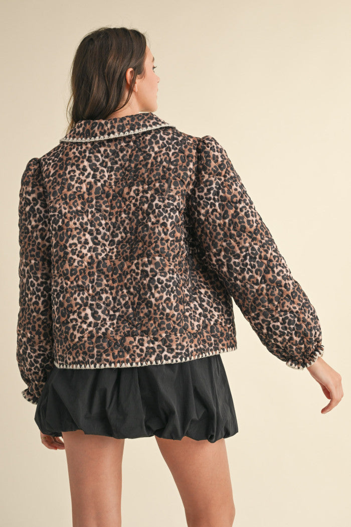Loving Leopard Quilted Jacket