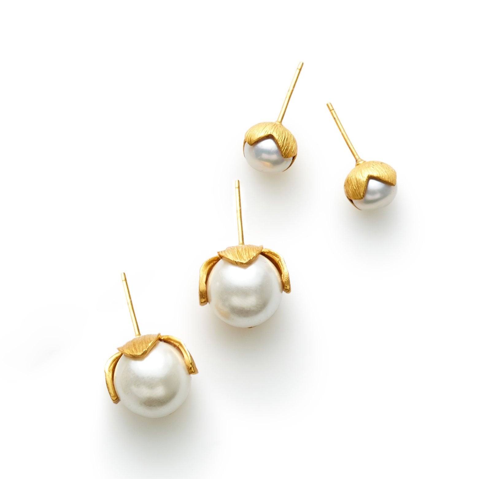 Gold Penelope Stud, Assorted Sizes