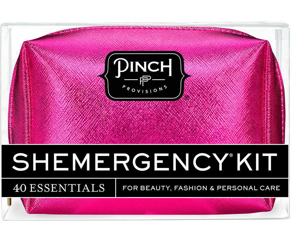 Pinch Provisions | Shemergency Survival Kit, Hot Pink Metallic