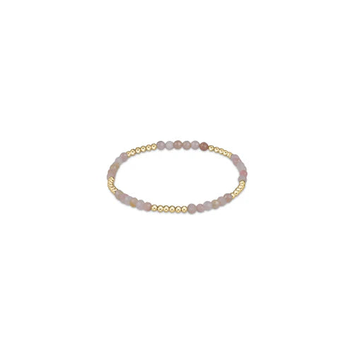 Enewton | Blissful Pattern 2.5mm Bead Bracelet, Pink Opal