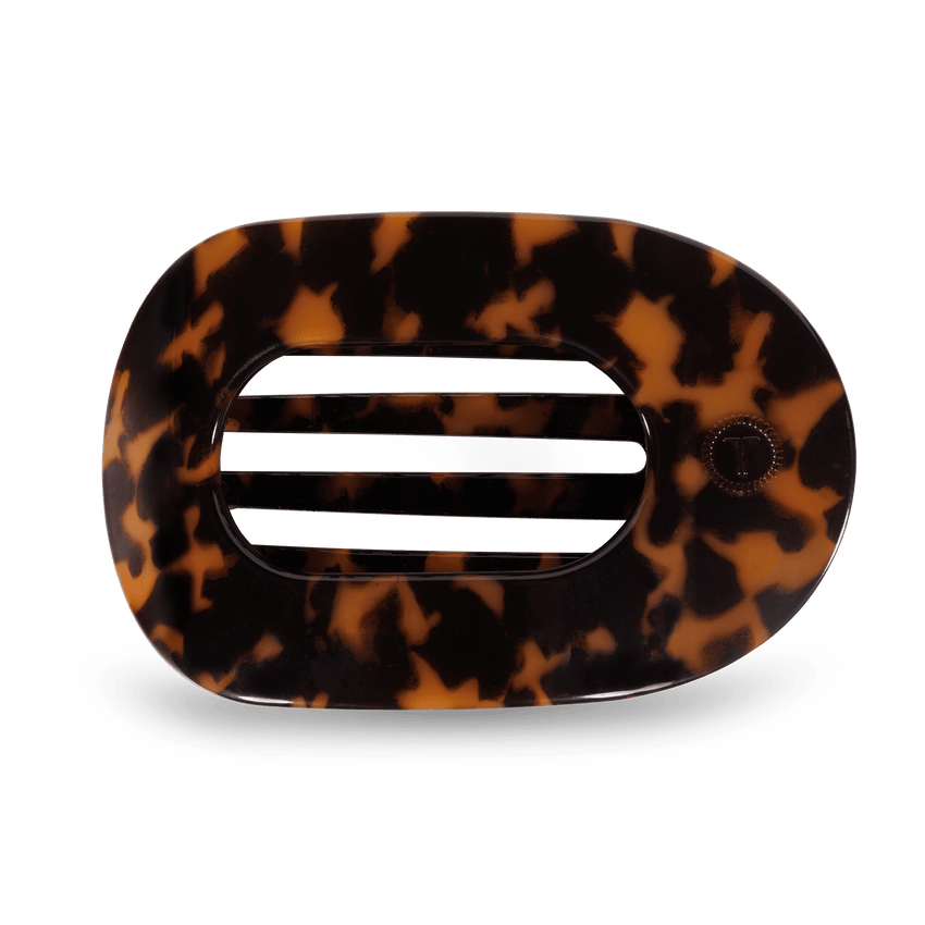 TELETIES | Large Flat Round Clip, Assorted Colors