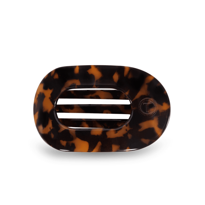 TELETIES | Medium Flat Round Clip, Assorted Colors