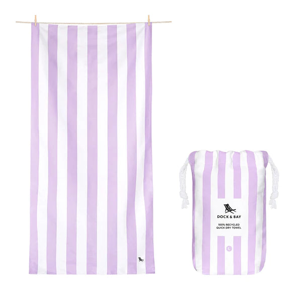 Dock & Bay | L Quick Dry Beach Towel, Cabana Collection