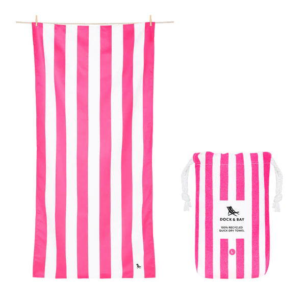 Dock & Bay | L Quick Dry Beach Towel, Cabana Collection