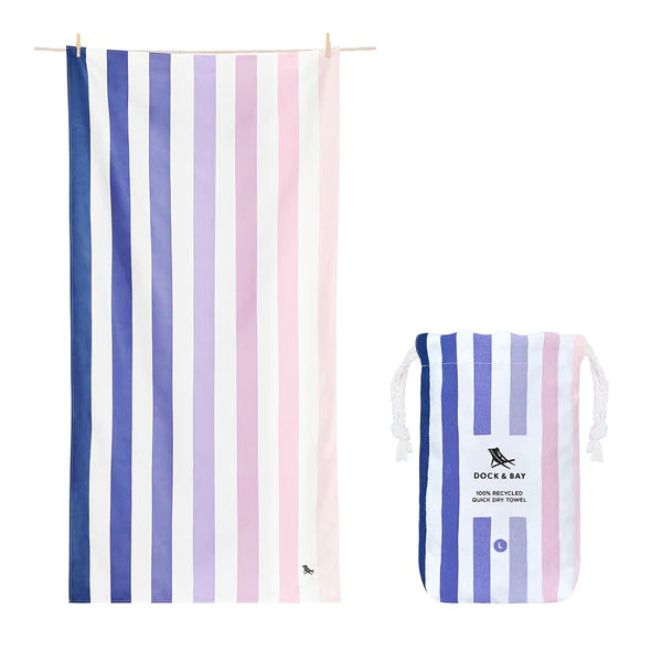 Dock & Bay | XL Quick Dry Beach Towel, Cabana Collection