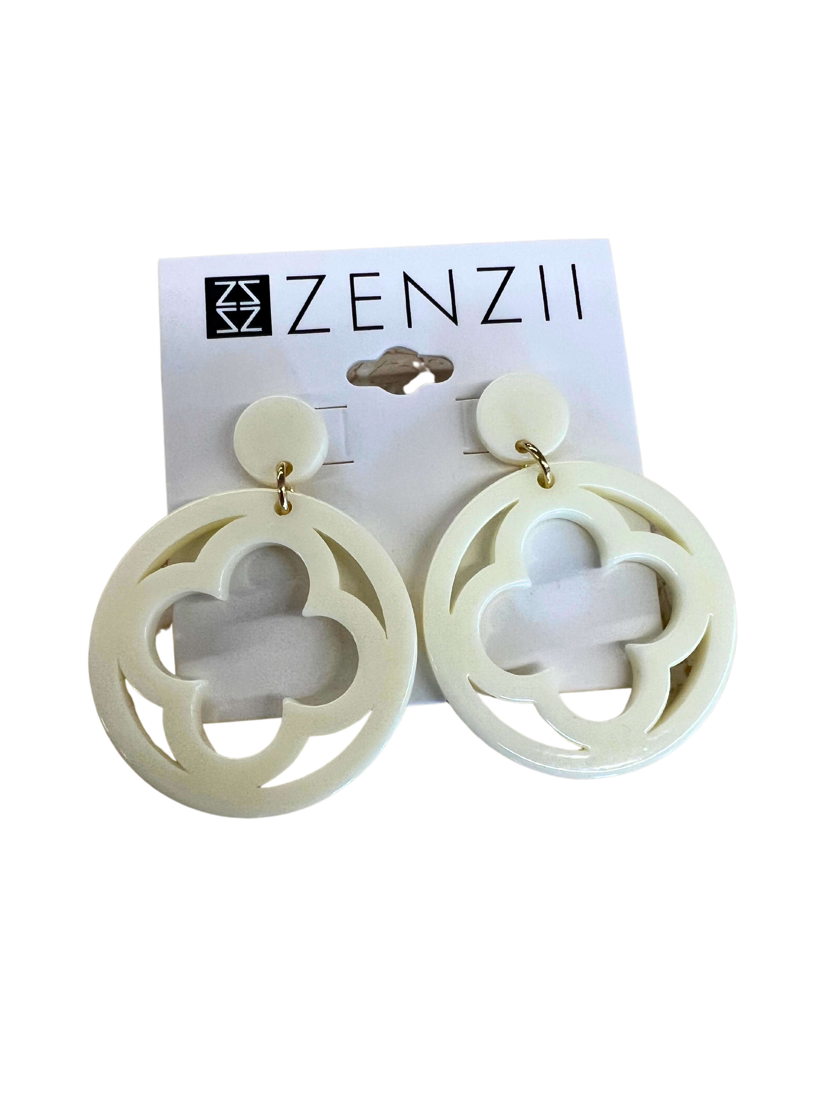 Zenzii | Felicity Drop Earrings, Multiple Colors