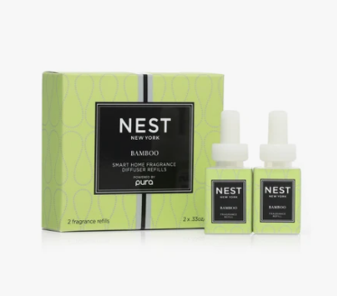 NEST New York | Pura Smart Home Fragrance Diffuser Refill Duo, Bamboo