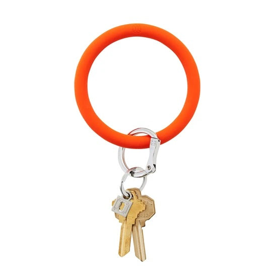 Oventure | Big O Silicone Key Ring, Orange Crush