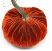 Hot Skwash | 4" Velvet Pumpkin, Multiple Color Options